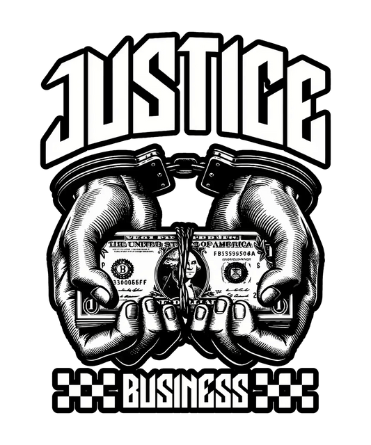 Justice Business - DTF Ready to Press - Heat Press Transfer