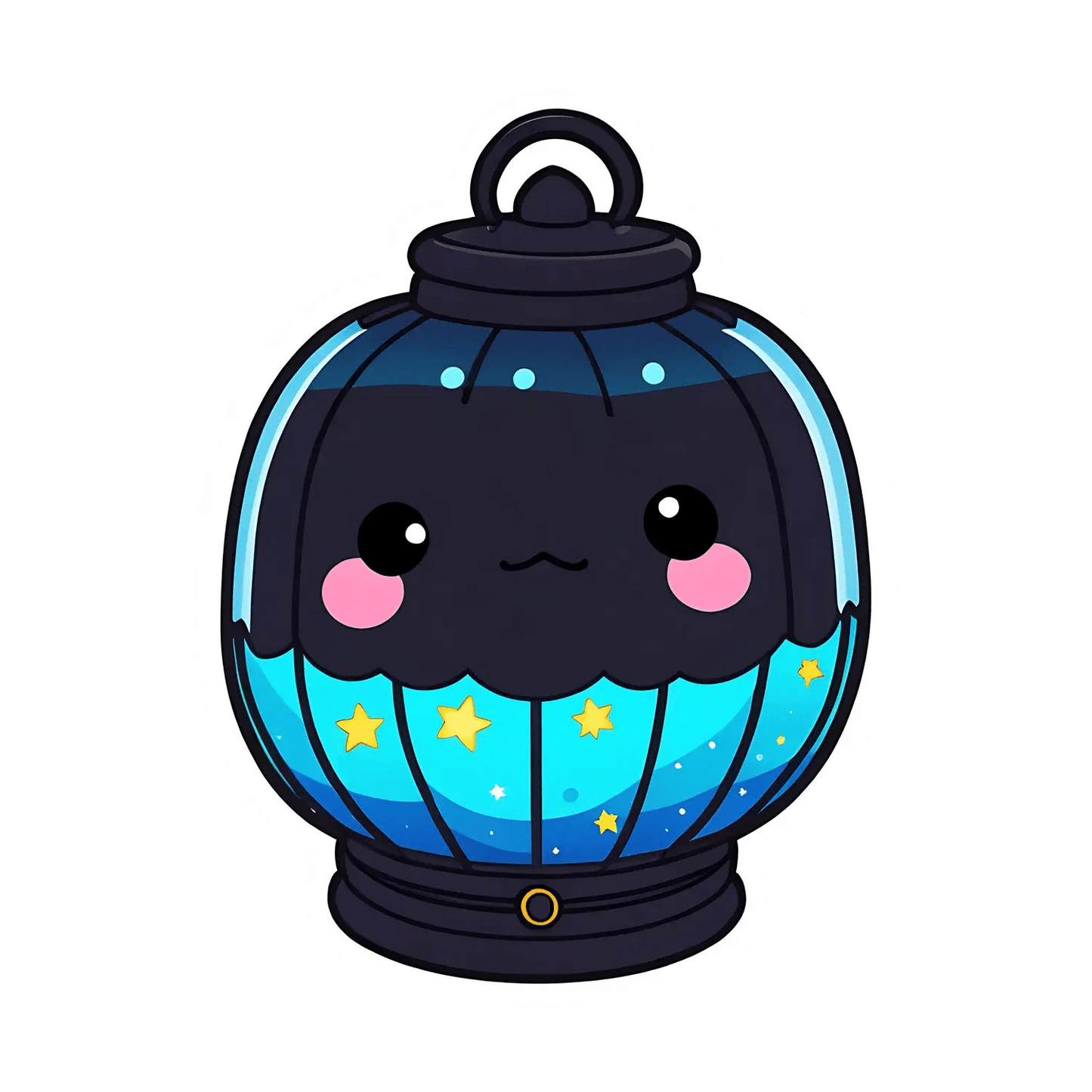 Kawaii Lantern - Sticker - Heat Press Transfer