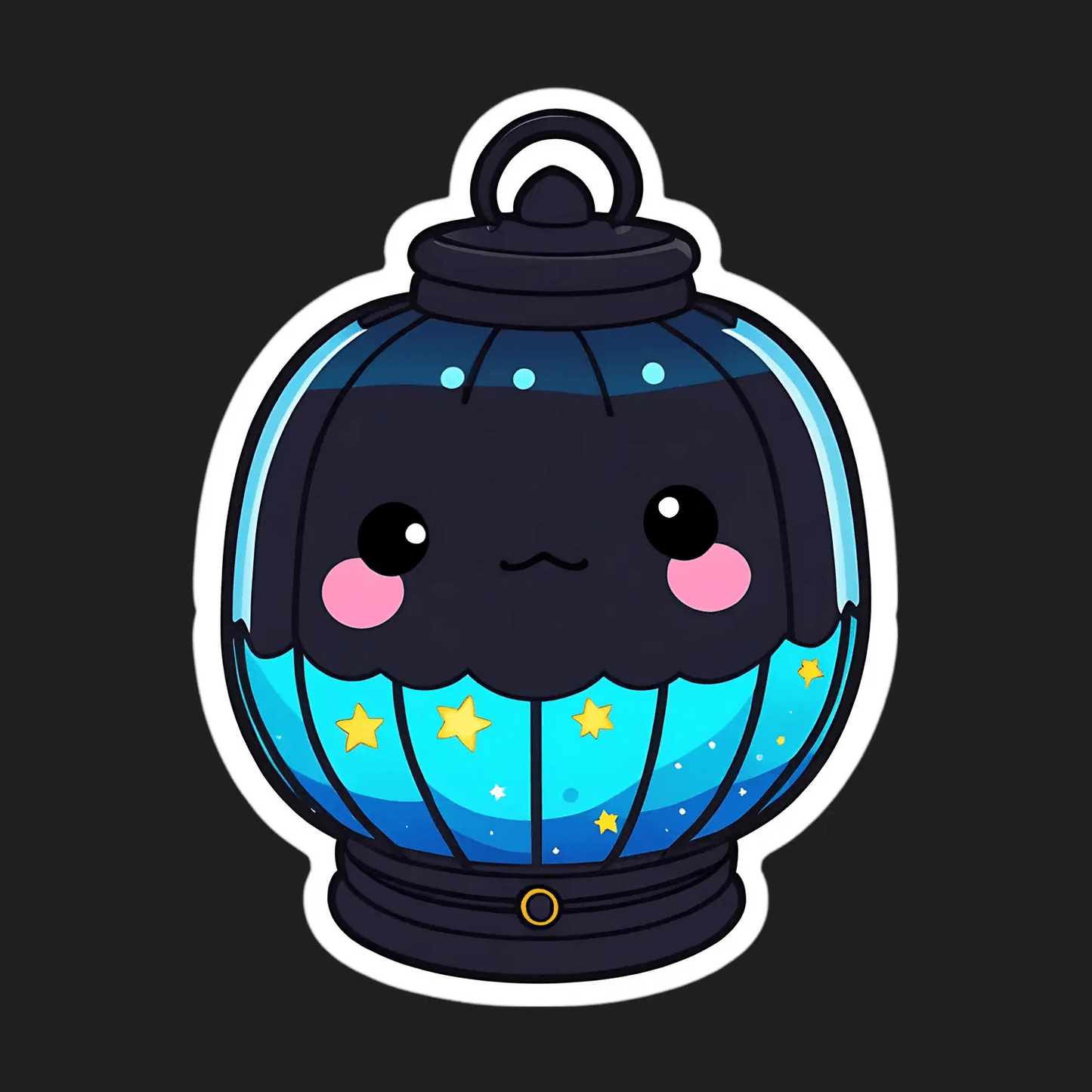Kawaii Lantern - Sticker - Heat Press Transfer