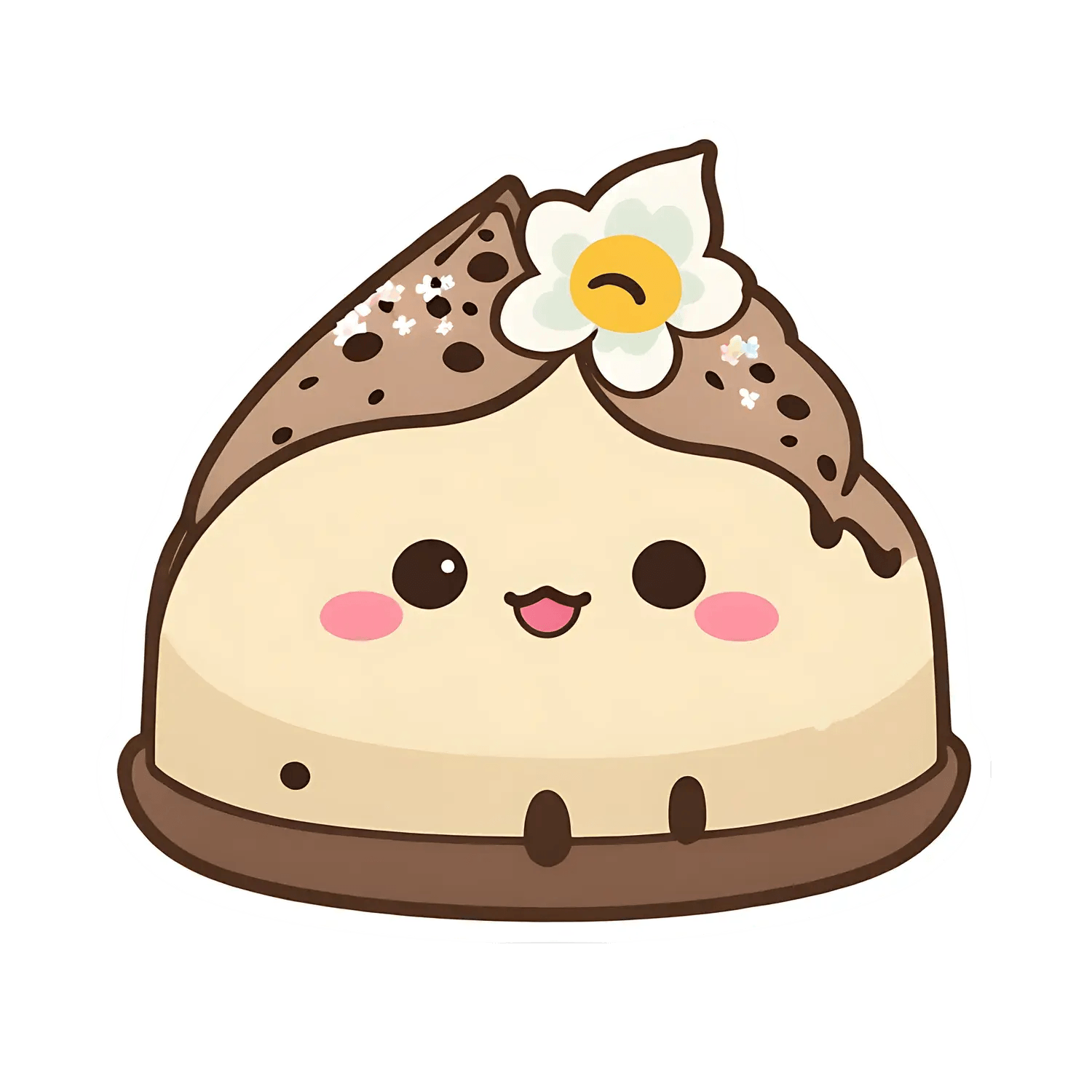 Kawaii Pudding - UV Sticker - Heat Press Transfer
