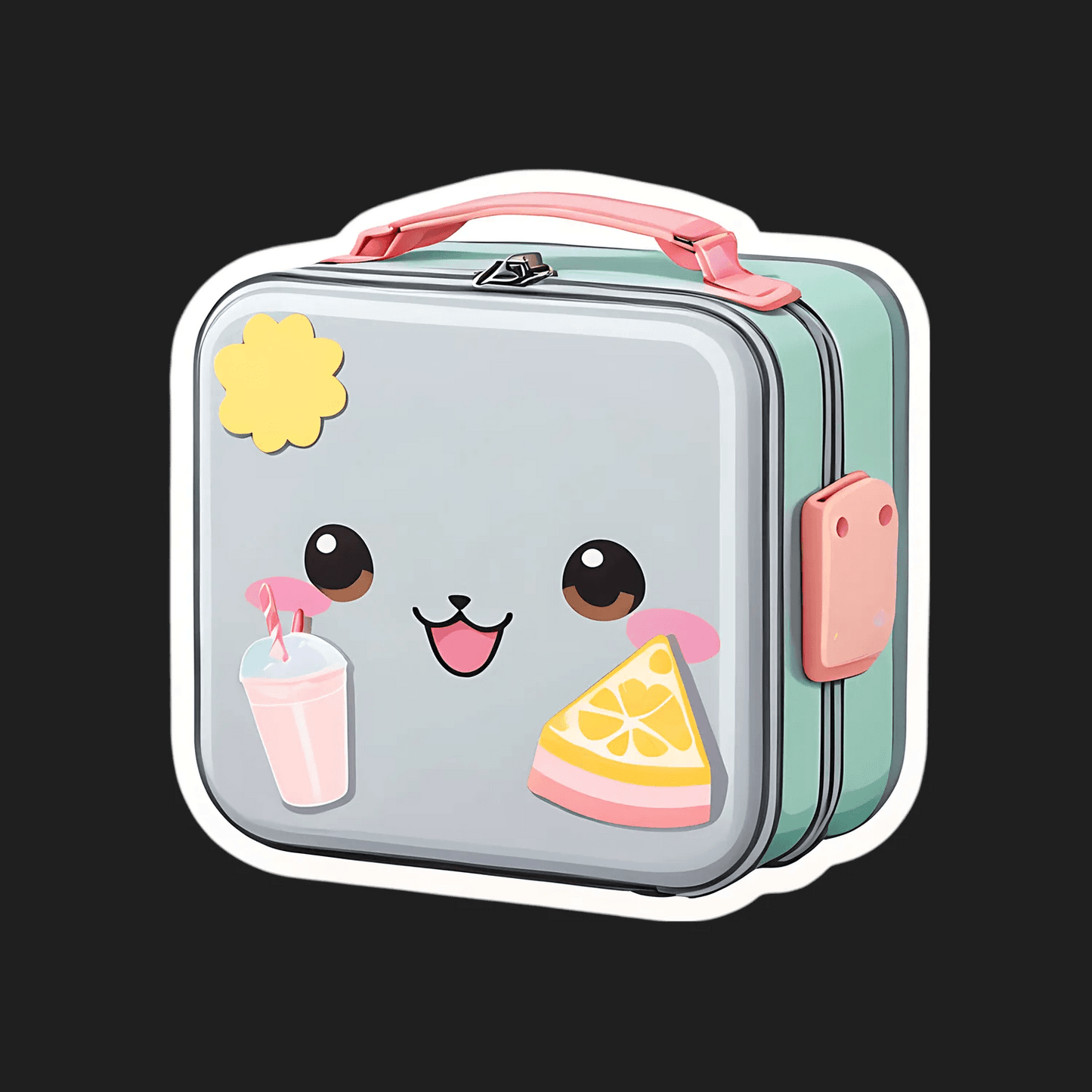 Kawaii Lunchbox - Cute Sticker - Heat Press Transfer