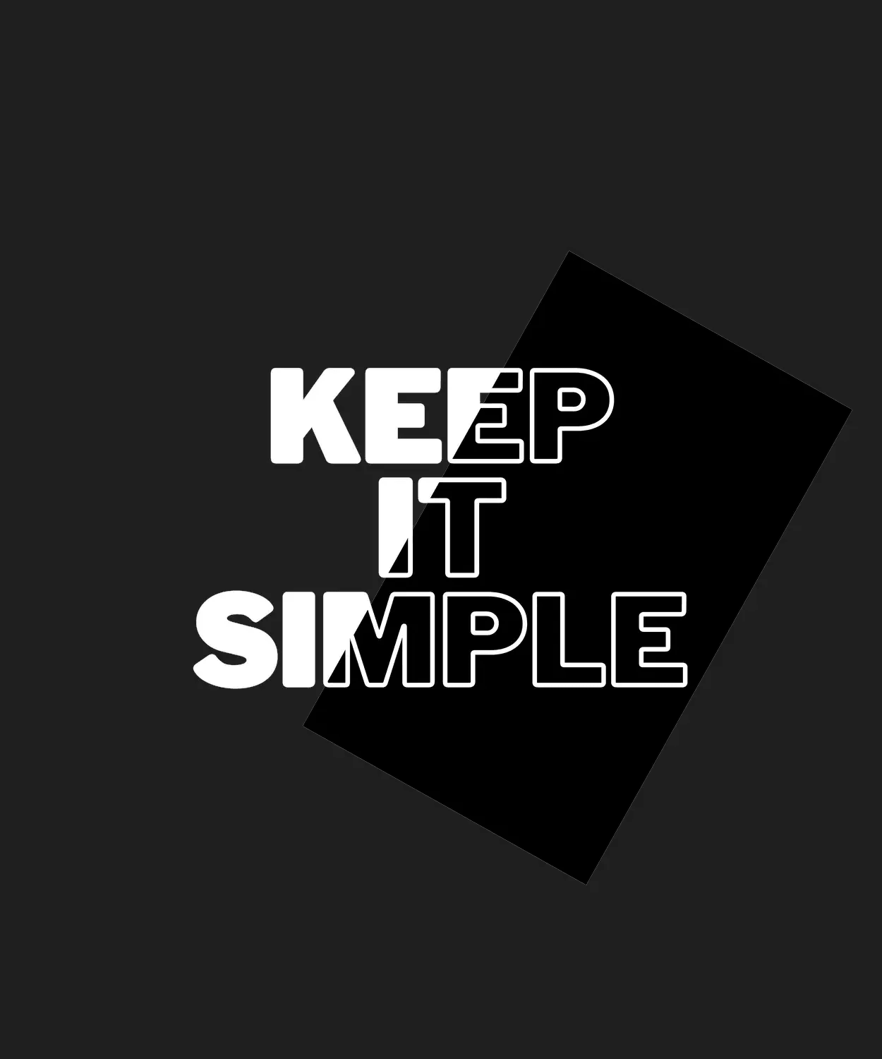Keep It Simple - DTF Ready to Press - Heat Press Transfer