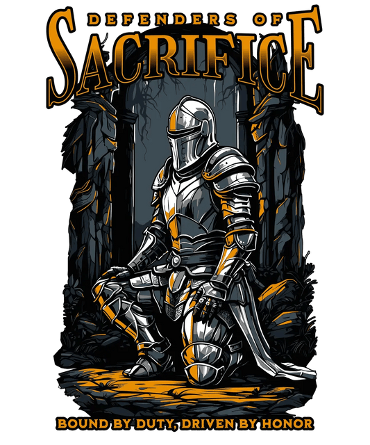 Knight Sacrifice - DTF Ready to Press - Heat Press Transfer