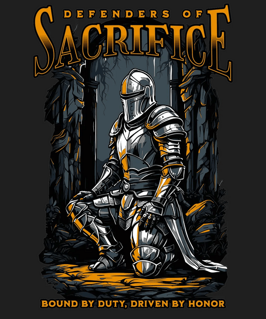 Knight Sacrifice - DTF Ready to Press - Heat Press Transfer