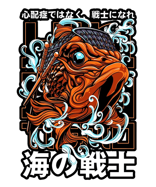 Koi Fish Art - DTF Ready to Press - Heat Press Transfer