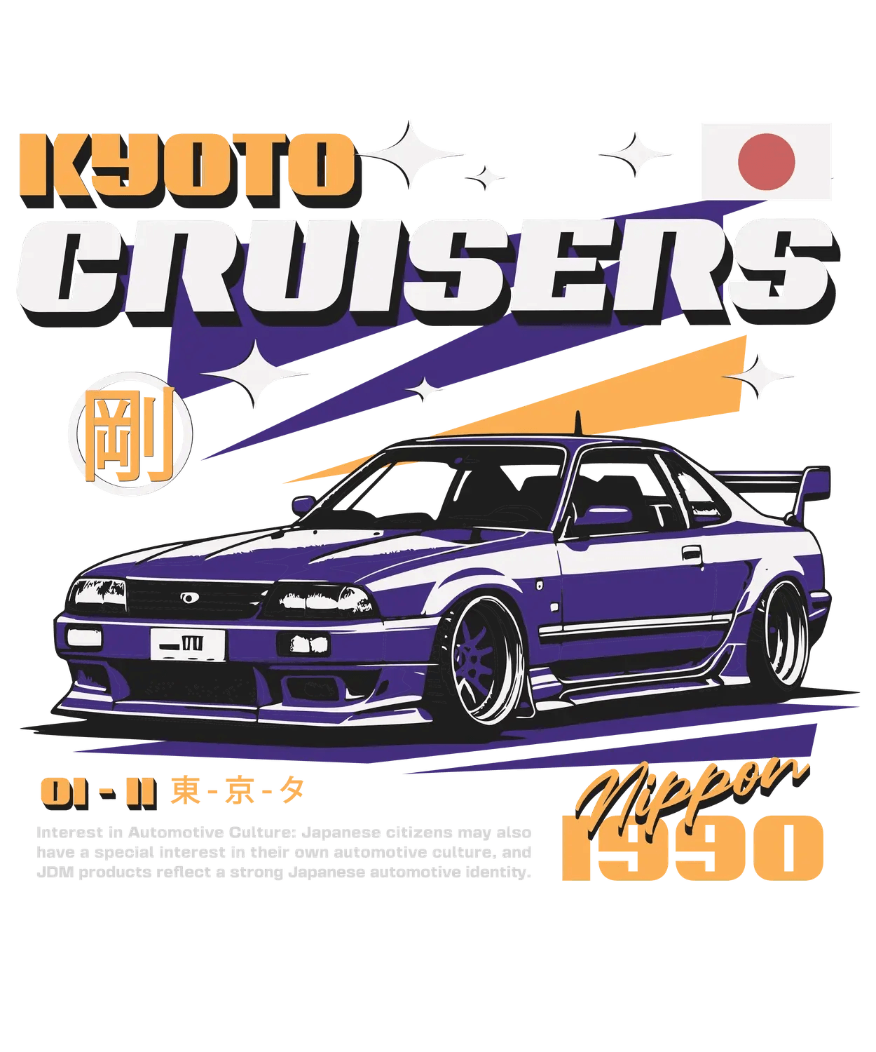 Kyoto Cruisers - DTF Ready to Press (original)