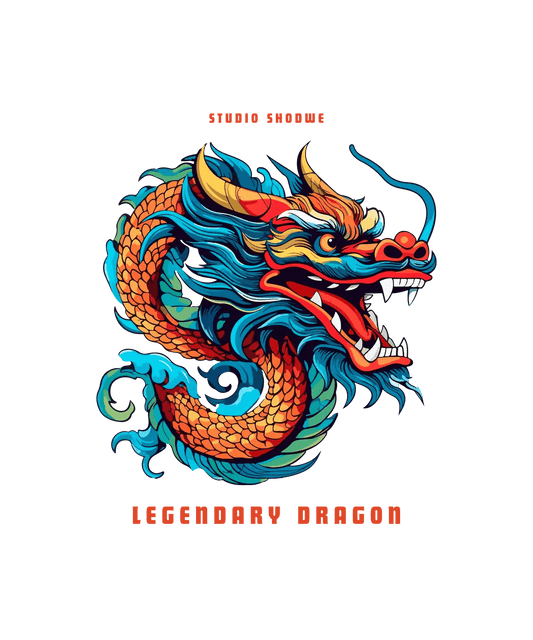 Legendary Dragon - DTF Ready to Press - Heat Press Transfer