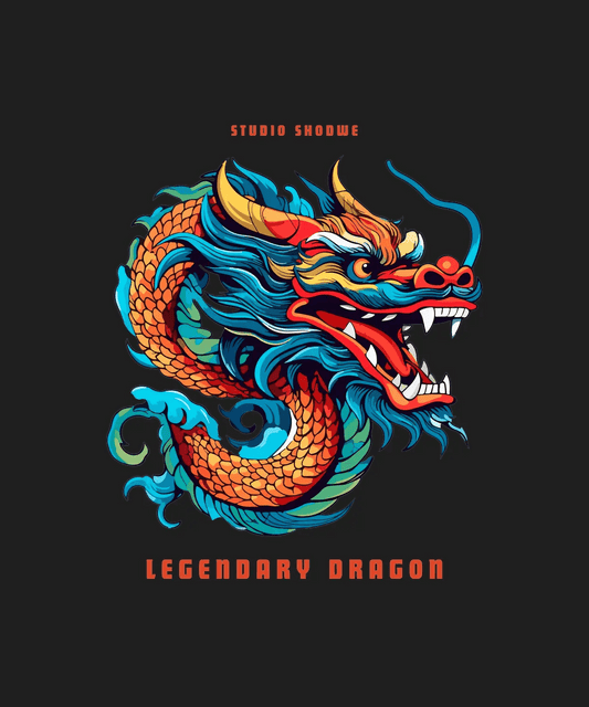 Legendary Dragon - DTF Ready to Press - Heat Press Transfer