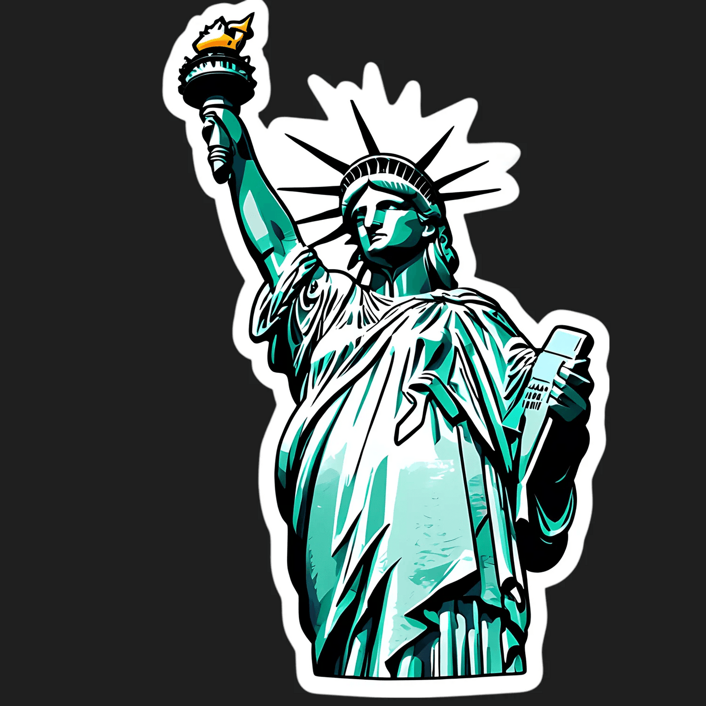 Liberty Icon - Sticker - Heat Press Transfer