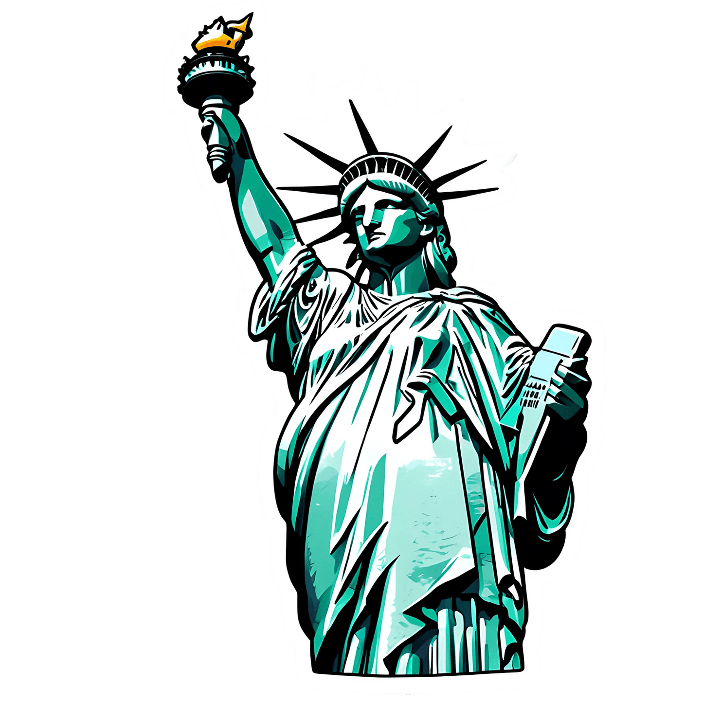 Liberty Icon - Sticker - Heat Press Transfer