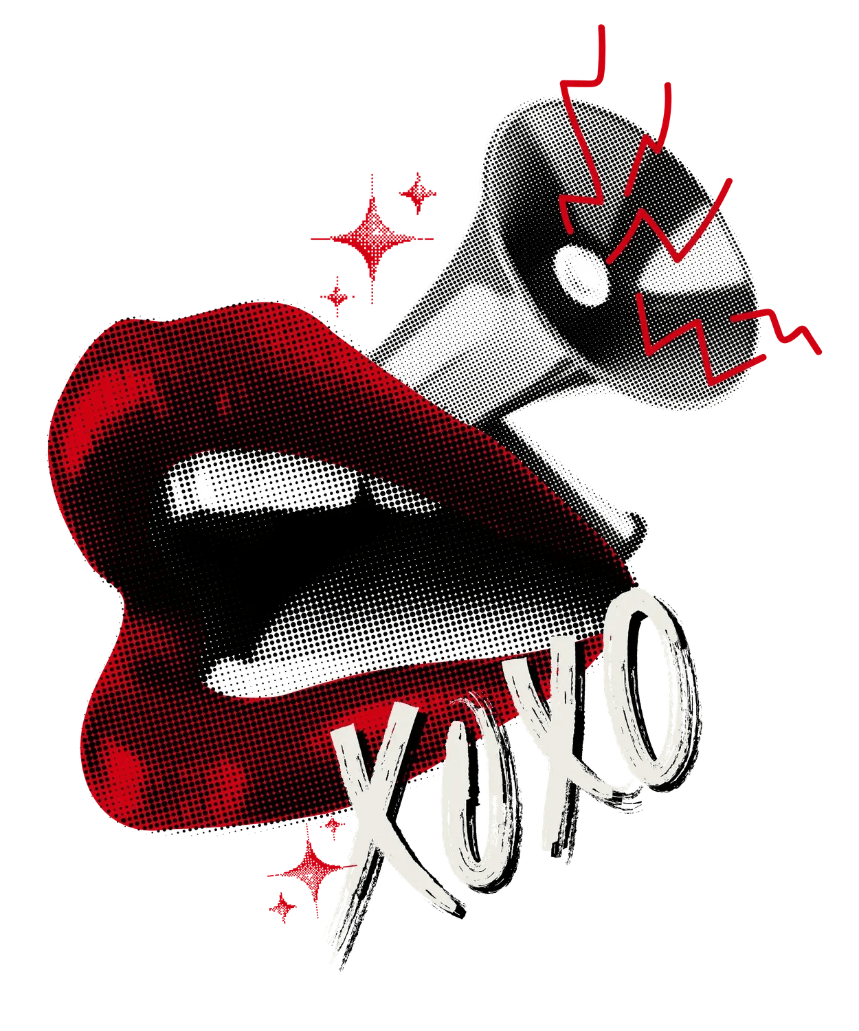 Lipstick Kiss XOXO - DTF Ready to Press (original)