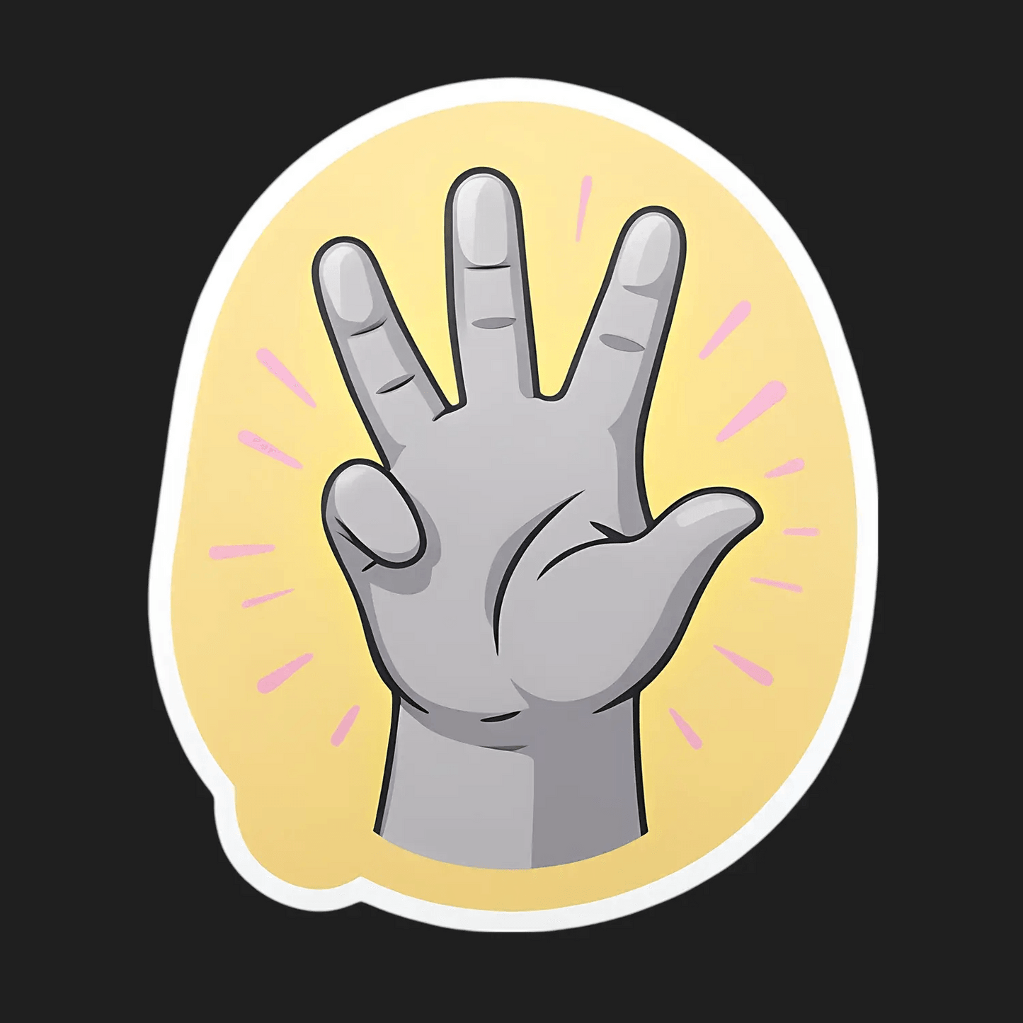 Live Long Spock - Sticker - Heat Press Transfer