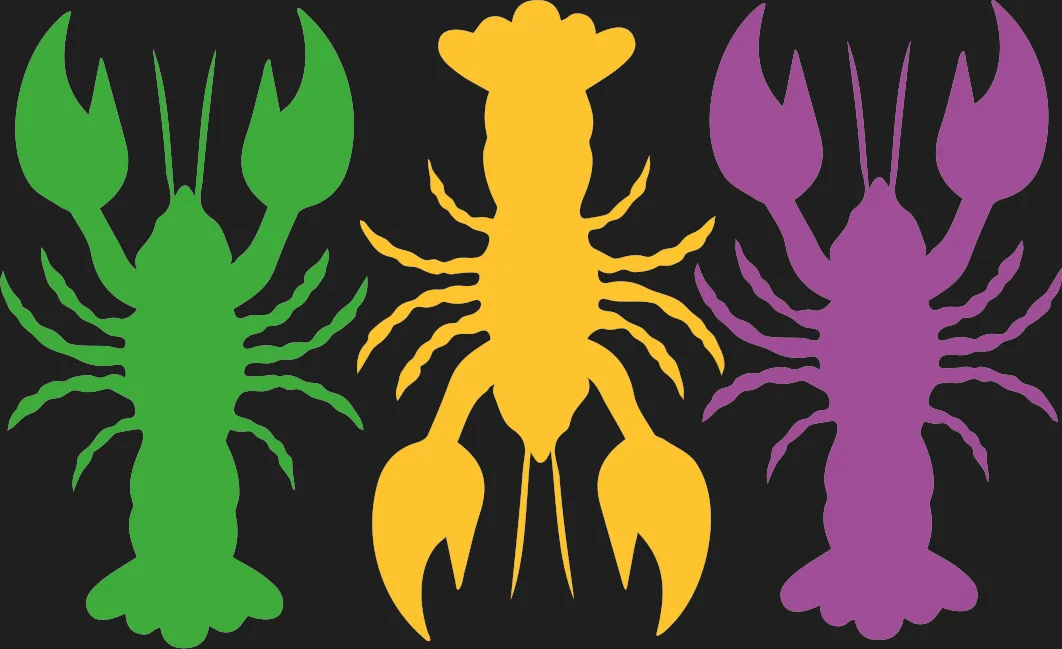Lobster Trio Colors - DTF Ready to Press - Heat Press Transfer