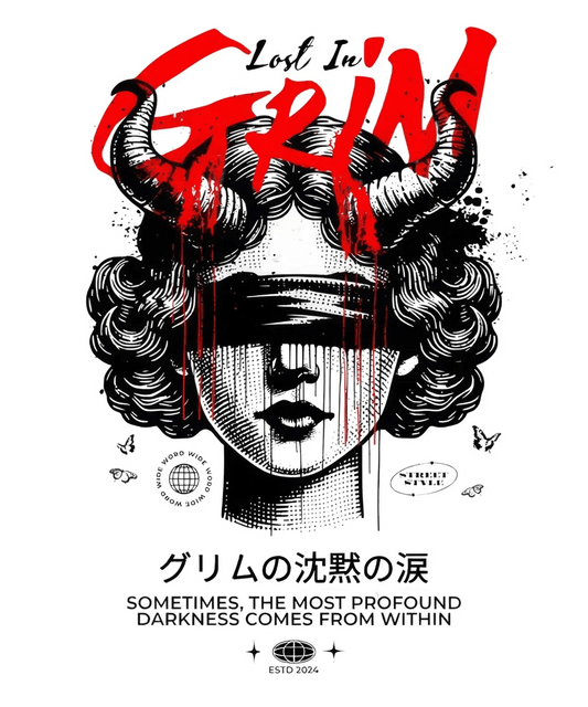 Lost in Grief - DTF Ready to Press - Heat Press Transfer