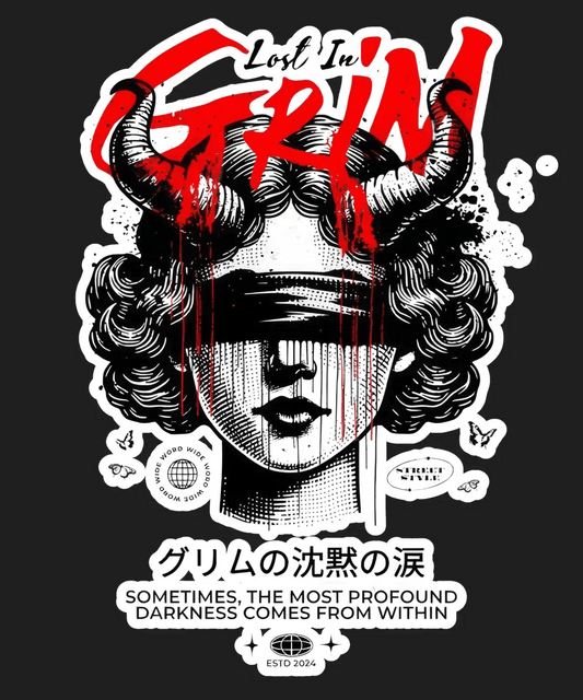Lost in Grief - DTF Ready to Press - Heat Press Transfer