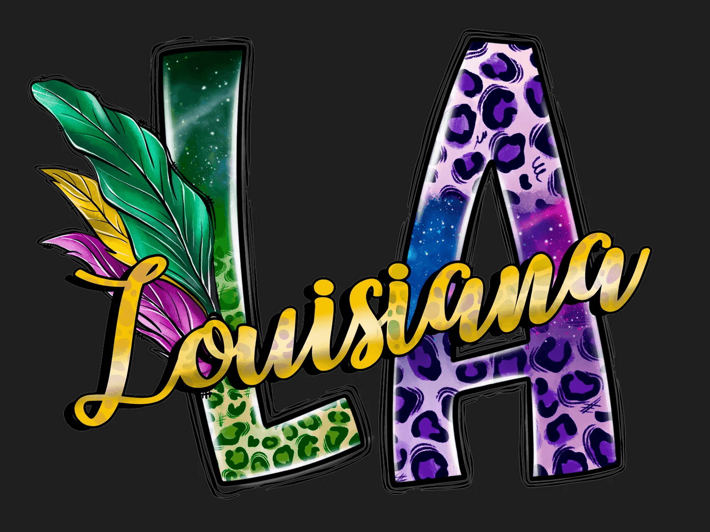 Louisiana Love - DTF Ready to Press - Heat Press Transfer