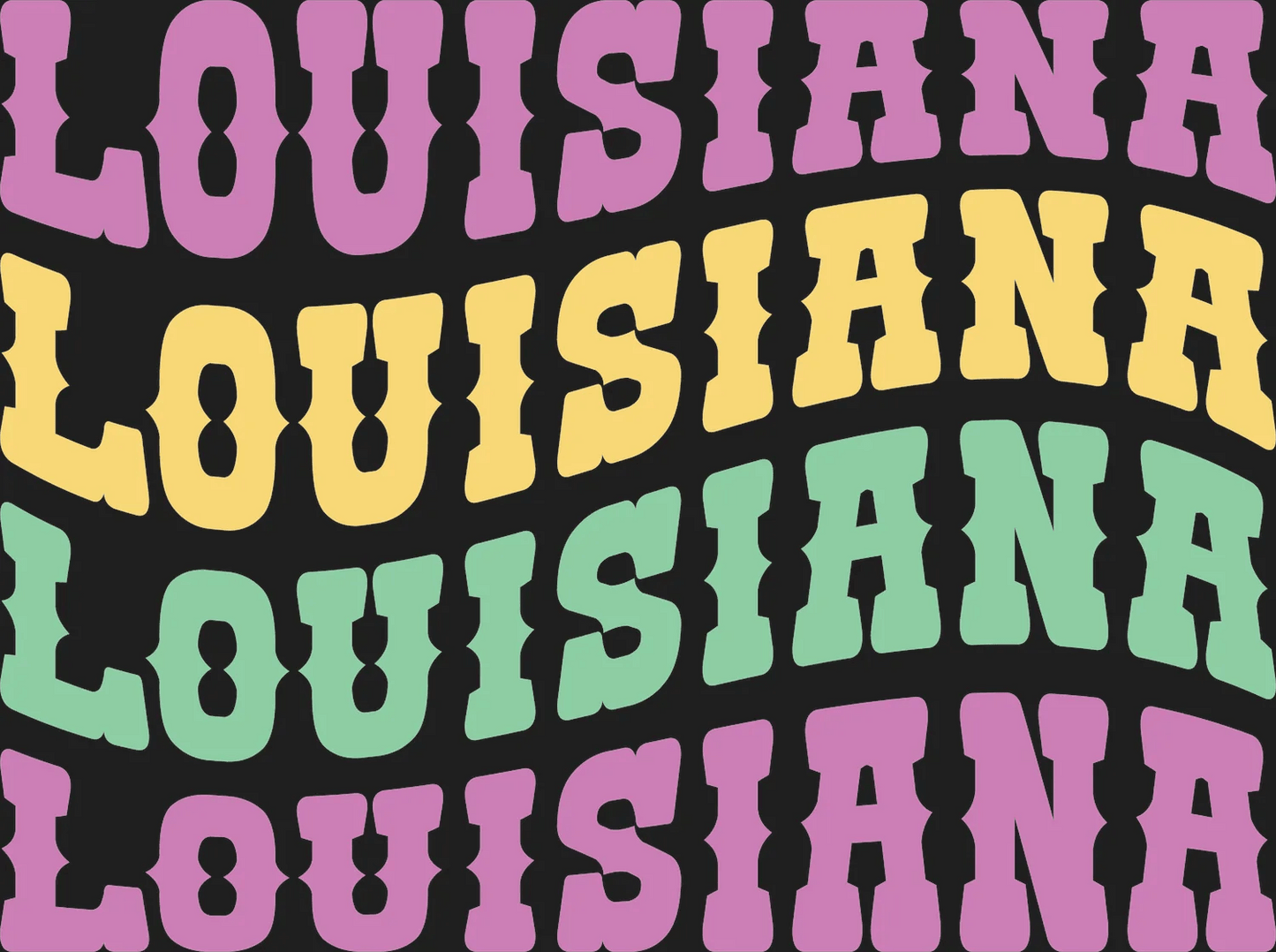 Louisiana Pride - DTF Ready to Press - Heat Press Transfer
