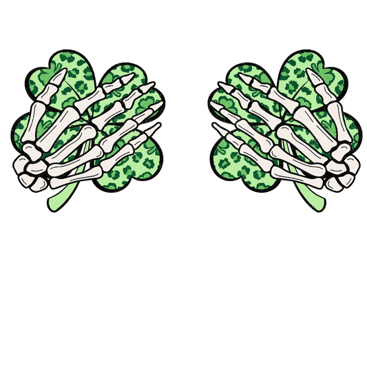 Lucky Clover Saint Patrick's Day Design - DTF Ready To Press - Heat Press Transfer