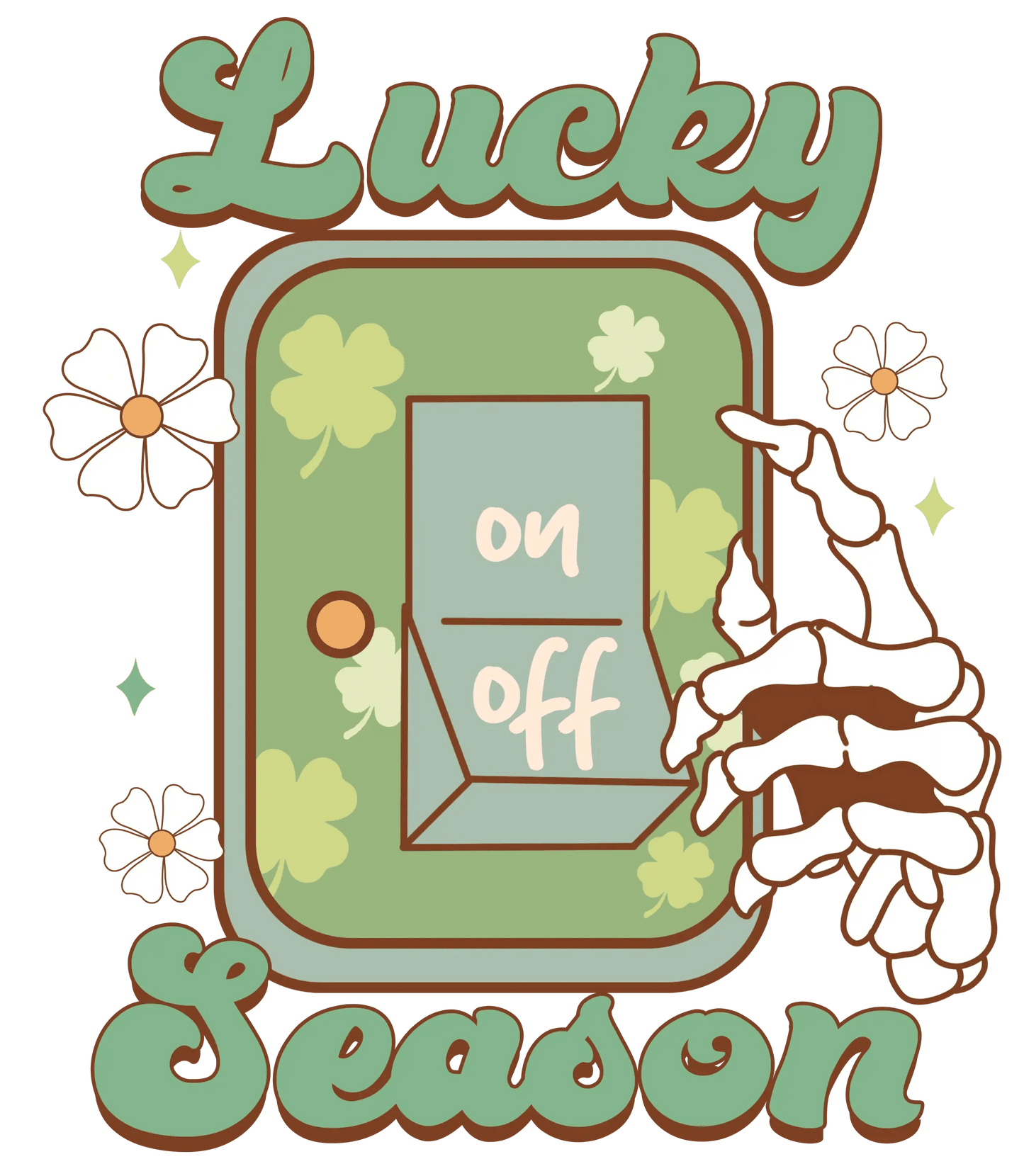 Lucky Season Design - DTF Ready To Press - Heat Press Transfer