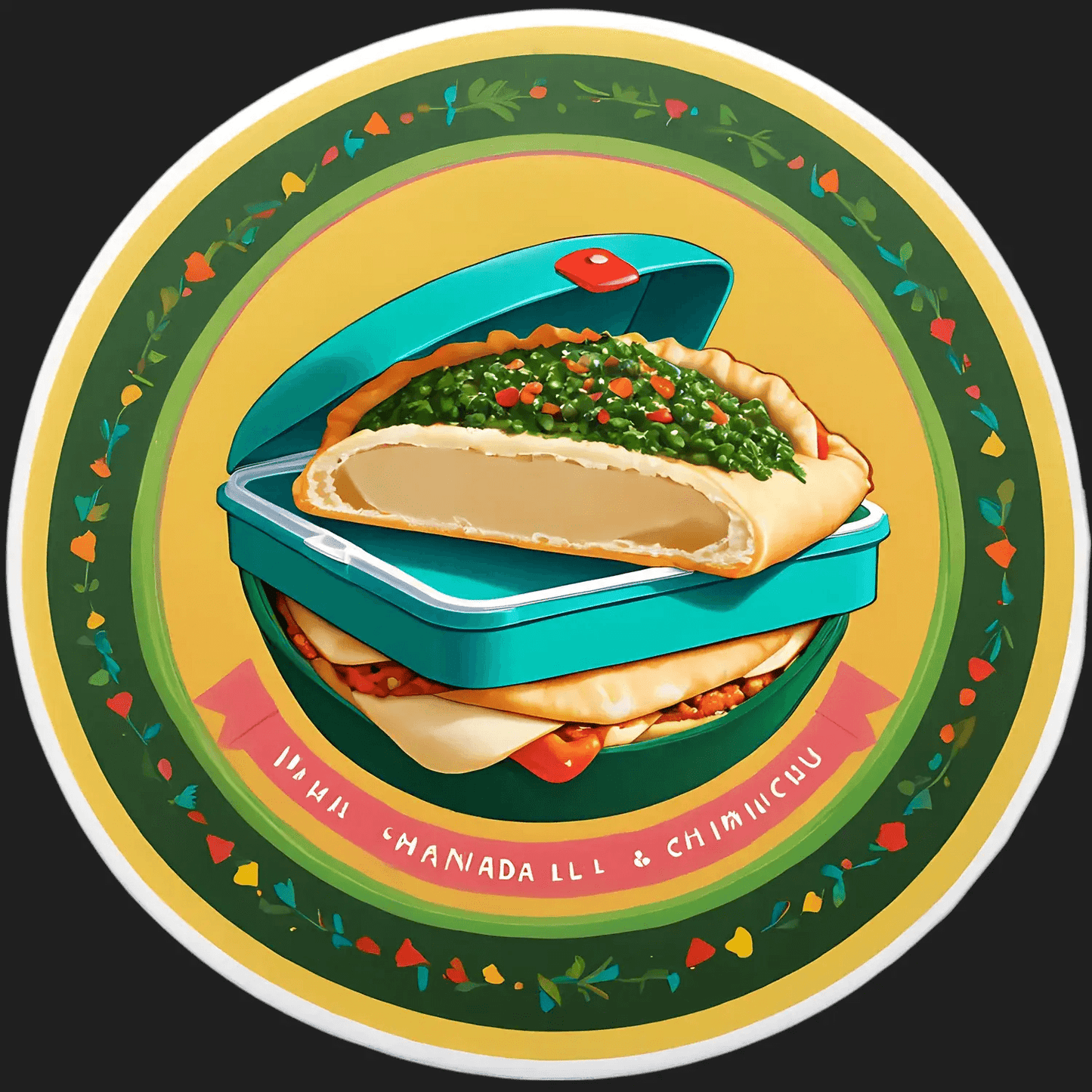 Lunch Box Delight - UV DTF Sticker - Heat Press Transfer
