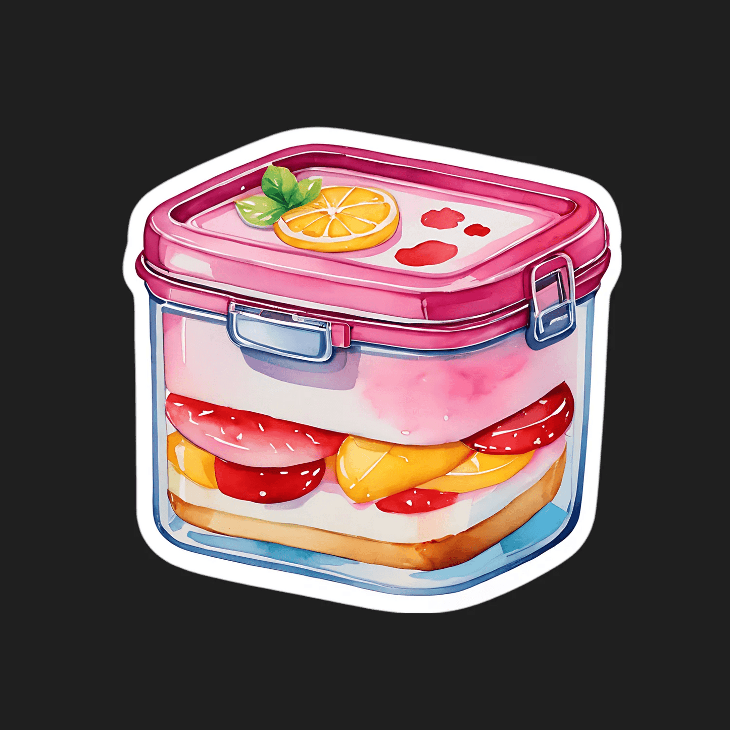 Lunch Box Delight - Sticker - Heat Press Transfer