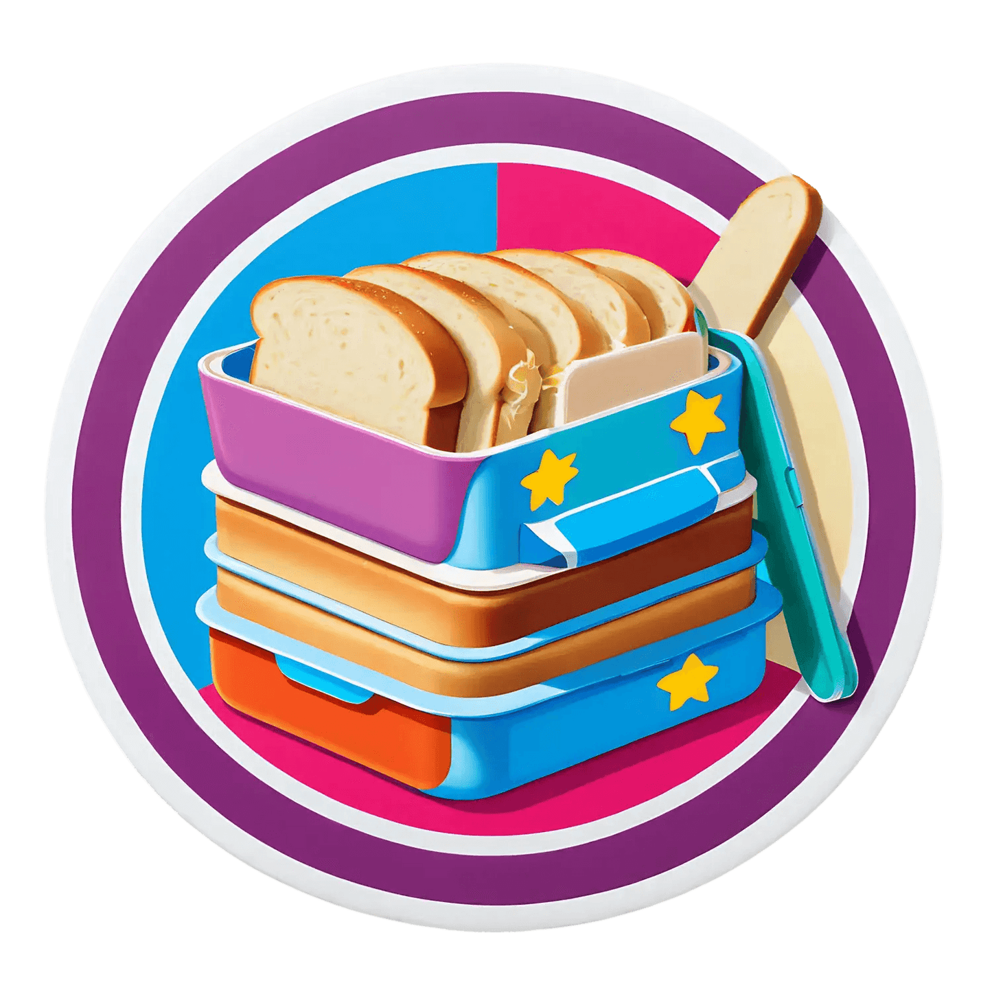 Lunchbox Essentials - Sticker - Heat Press Transfer