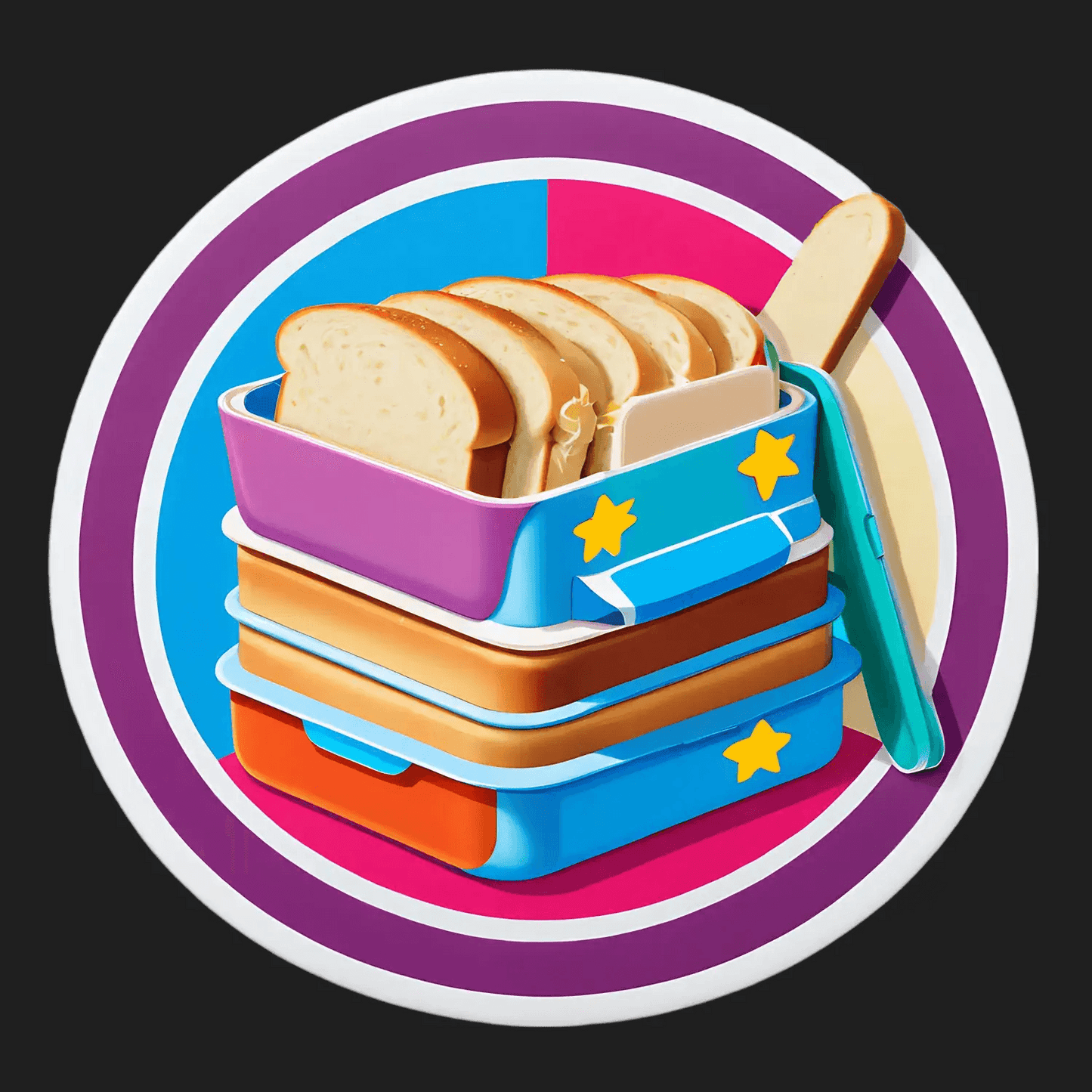 Lunchbox Essentials - Sticker - Heat Press Transfer