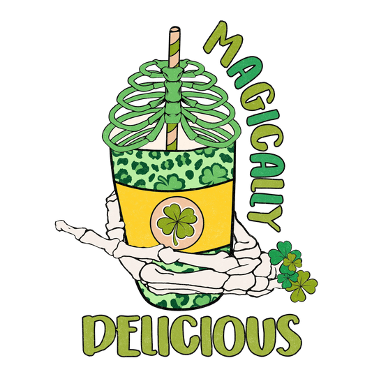 Magically Delicious Saint Patrick's Day Design - DTF Ready To Press - Heat Press Transfer