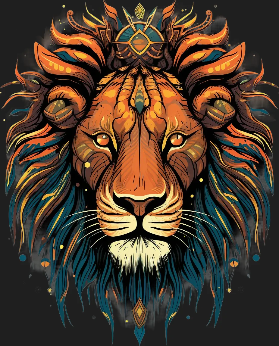 Majestic Lion - DTF Ready to Press - Heat Press Transfer