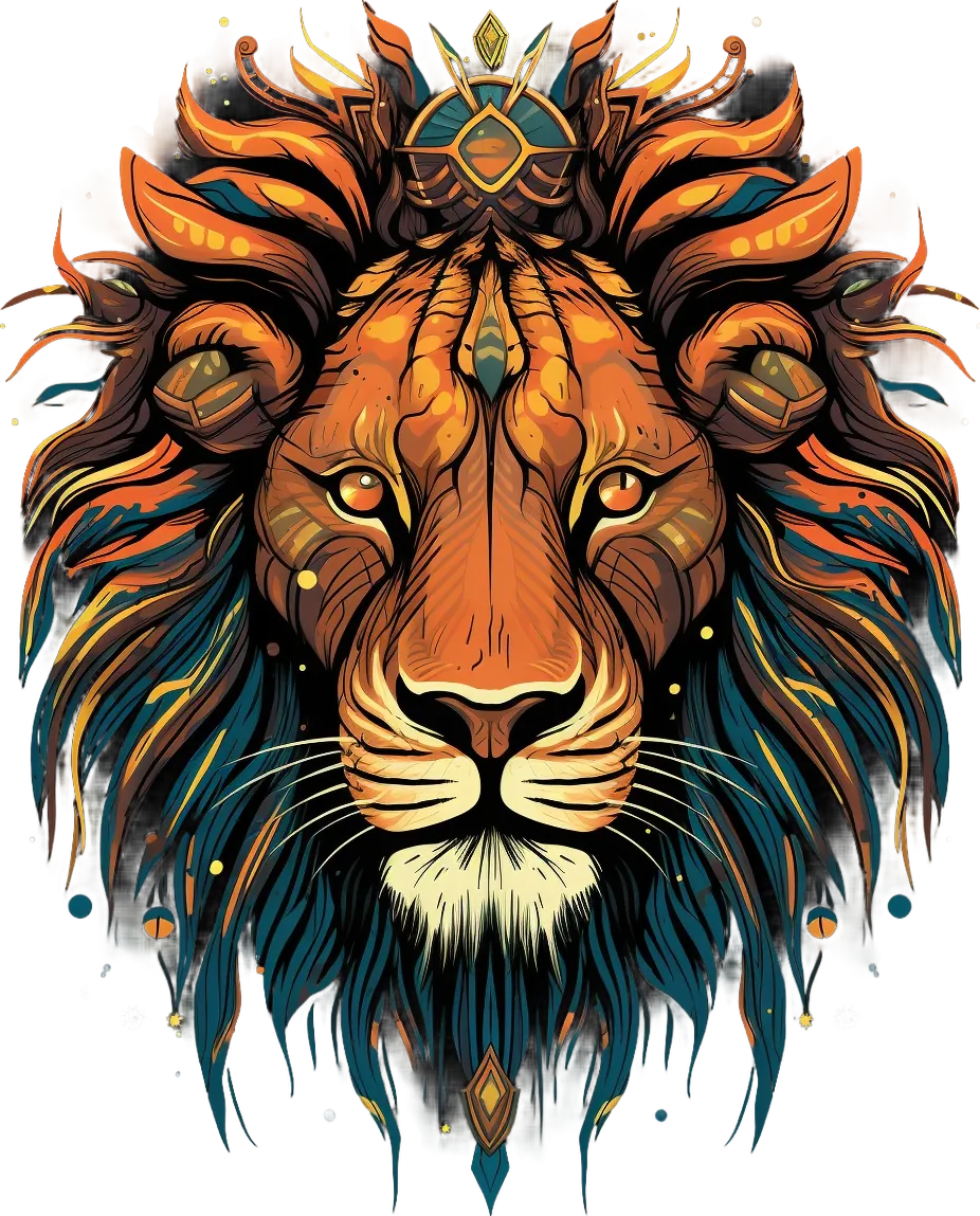 Majestic Lion - DTF Ready to Press - Heat Press Transfer