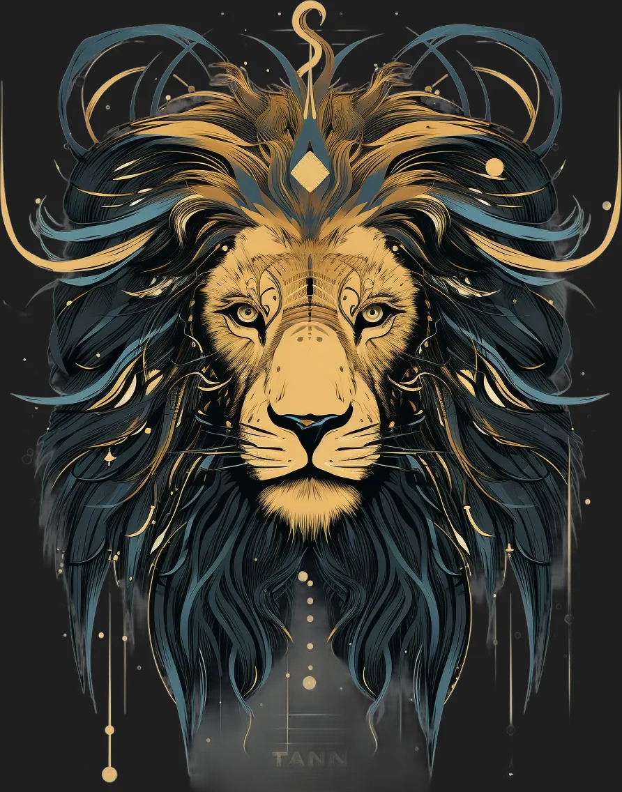 Majestic Lion Art - DTF Ready to Press - Heat Press Transfer
