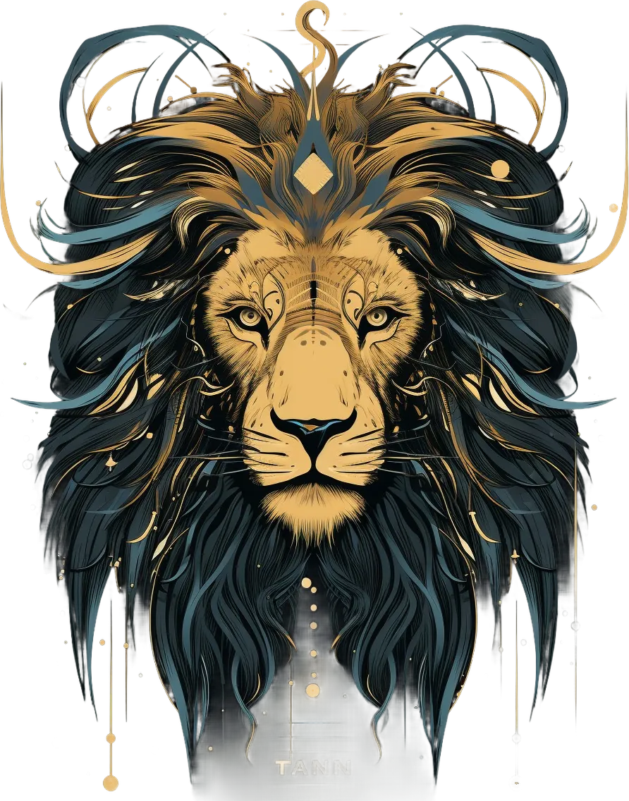 Majestic Lion Art - DTF Ready to Press - Heat Press Transfer