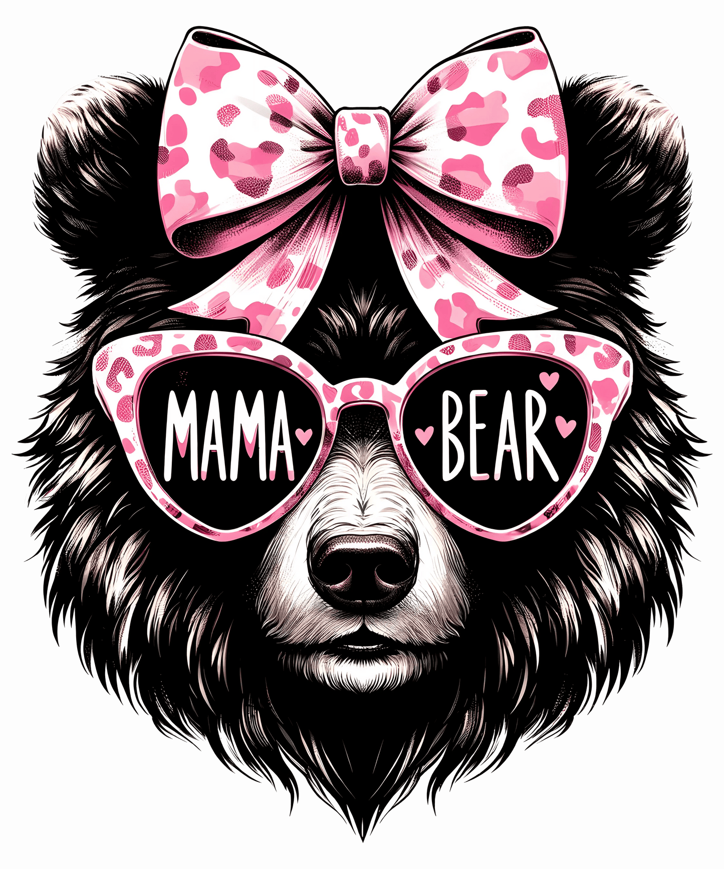 Mama Bear Design - DTF Ready To Press - Heat Press Transfer