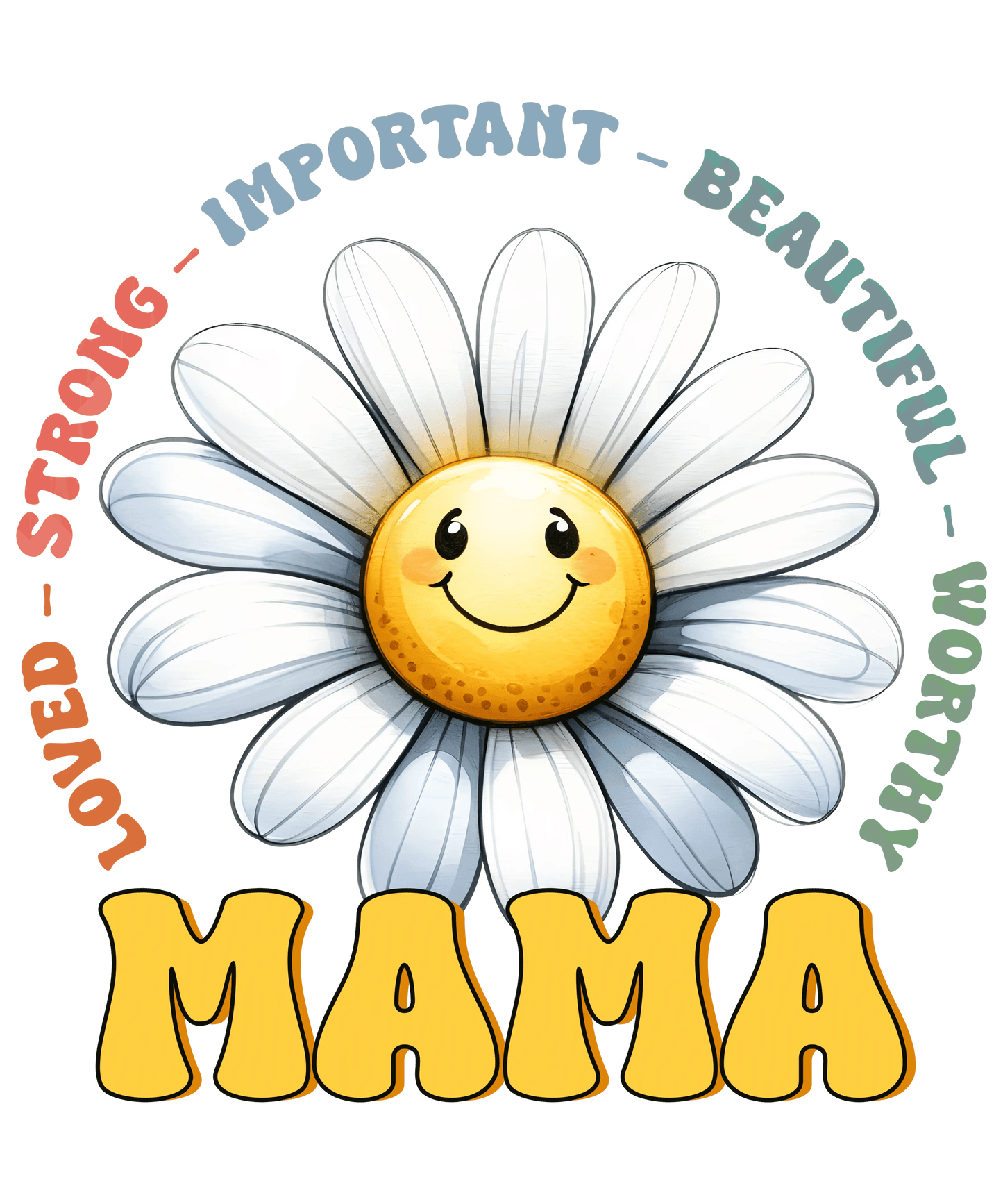Mama Life Design - DTF Ready To Press - Heat Press Transfer