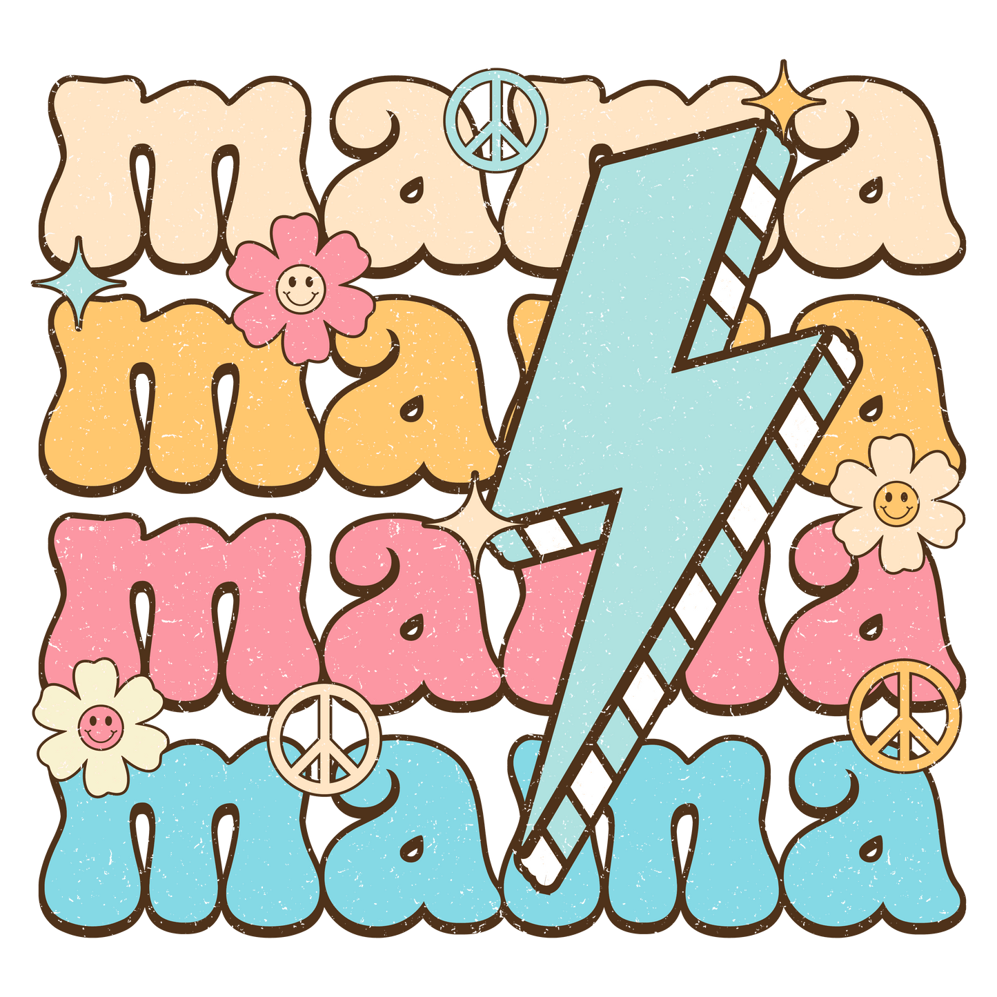 Mama Mode Design - DTF Ready To Press - Heat Press Transfer