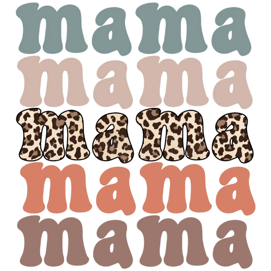 Mama Vibes Design - DTF Ready To Press - Heat Press Transfer