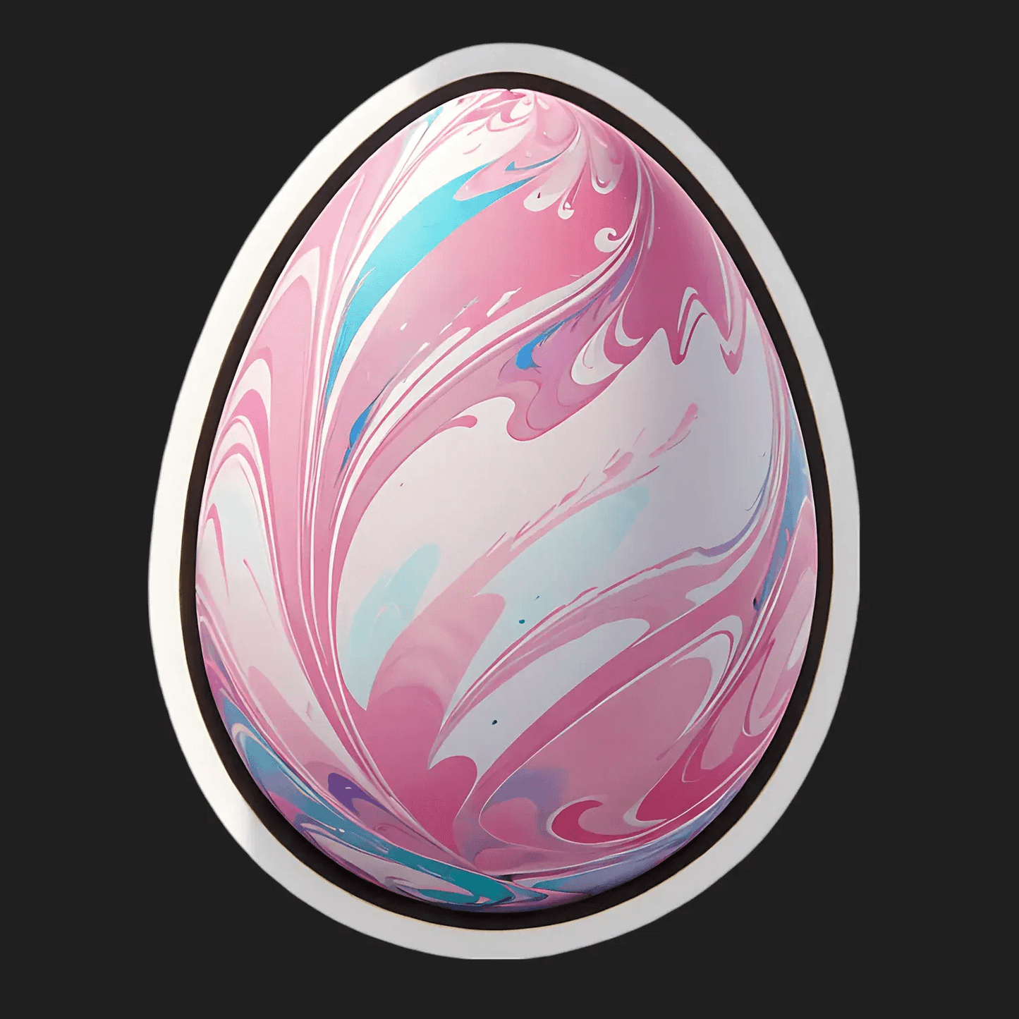 Marble Swirl - UV DTF Sticker - Heat Press Transfer