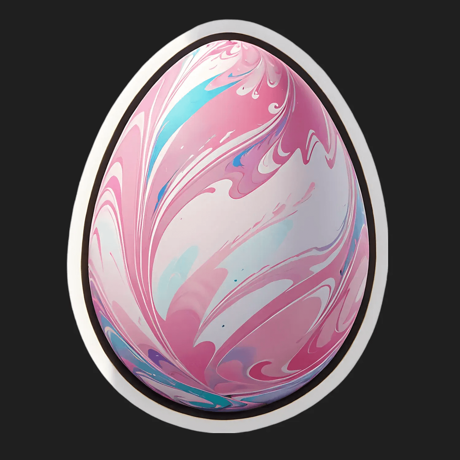 Marble Swirl - UV DTF Sticker - Heat Press Transfer