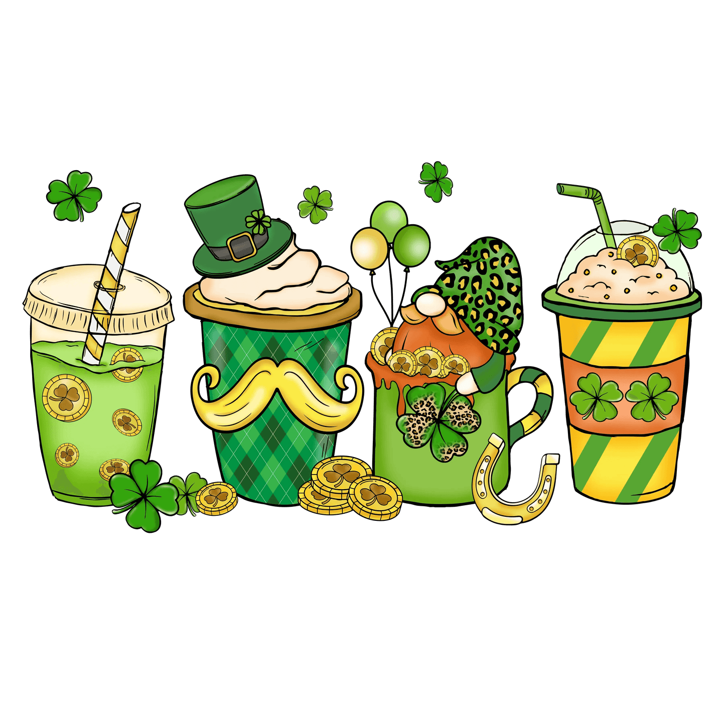 March 17th Patrick's Day Design - DTF Ready To Press - Heat Press Transfer