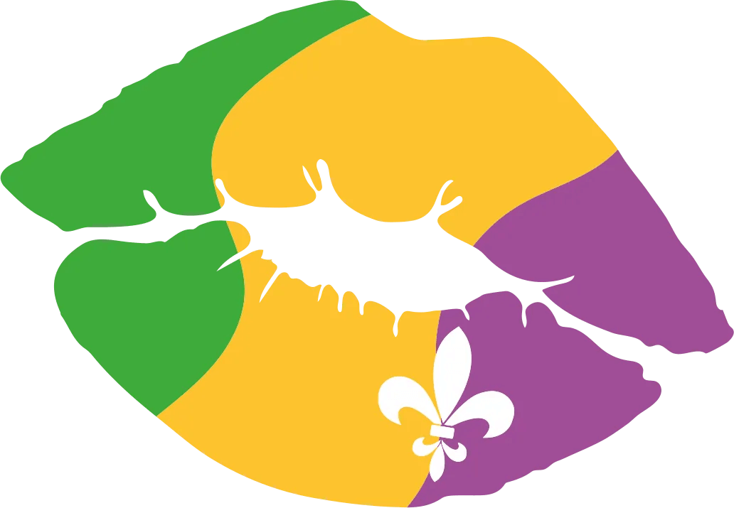 Mardi Gras Fist - DTF Ready to Press - Heat Press Transfer
