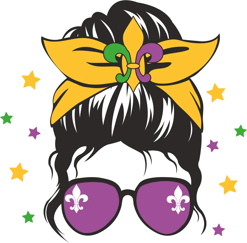 Mardi Gras Mask - DTF Ready to Press - Heat Press Transfer