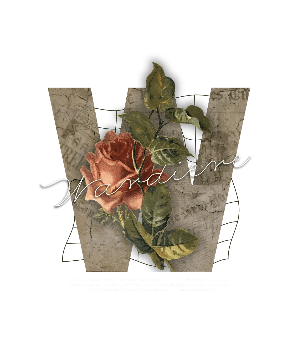 Marlene Floral Art - DTF Ready to Press (original)