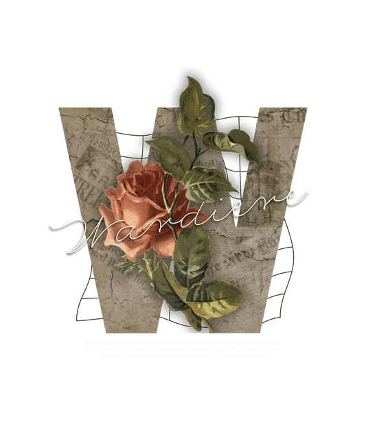 Marlene Floral Art - DTF Ready to Press - Heat Press Transfer