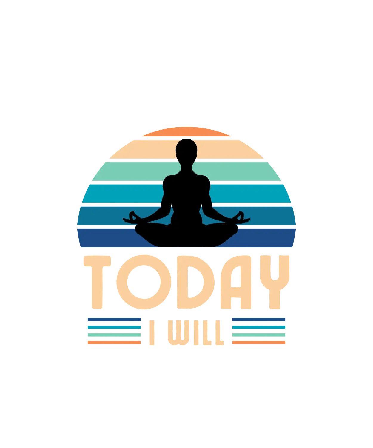 Meditation Motivation - DTF Ready to Press (original)