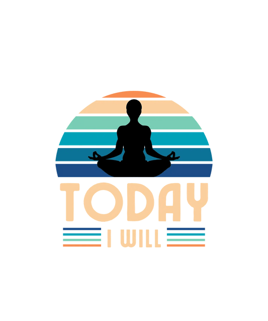 Meditation Motivation - DTF Ready to Press - Heat Press Transfer