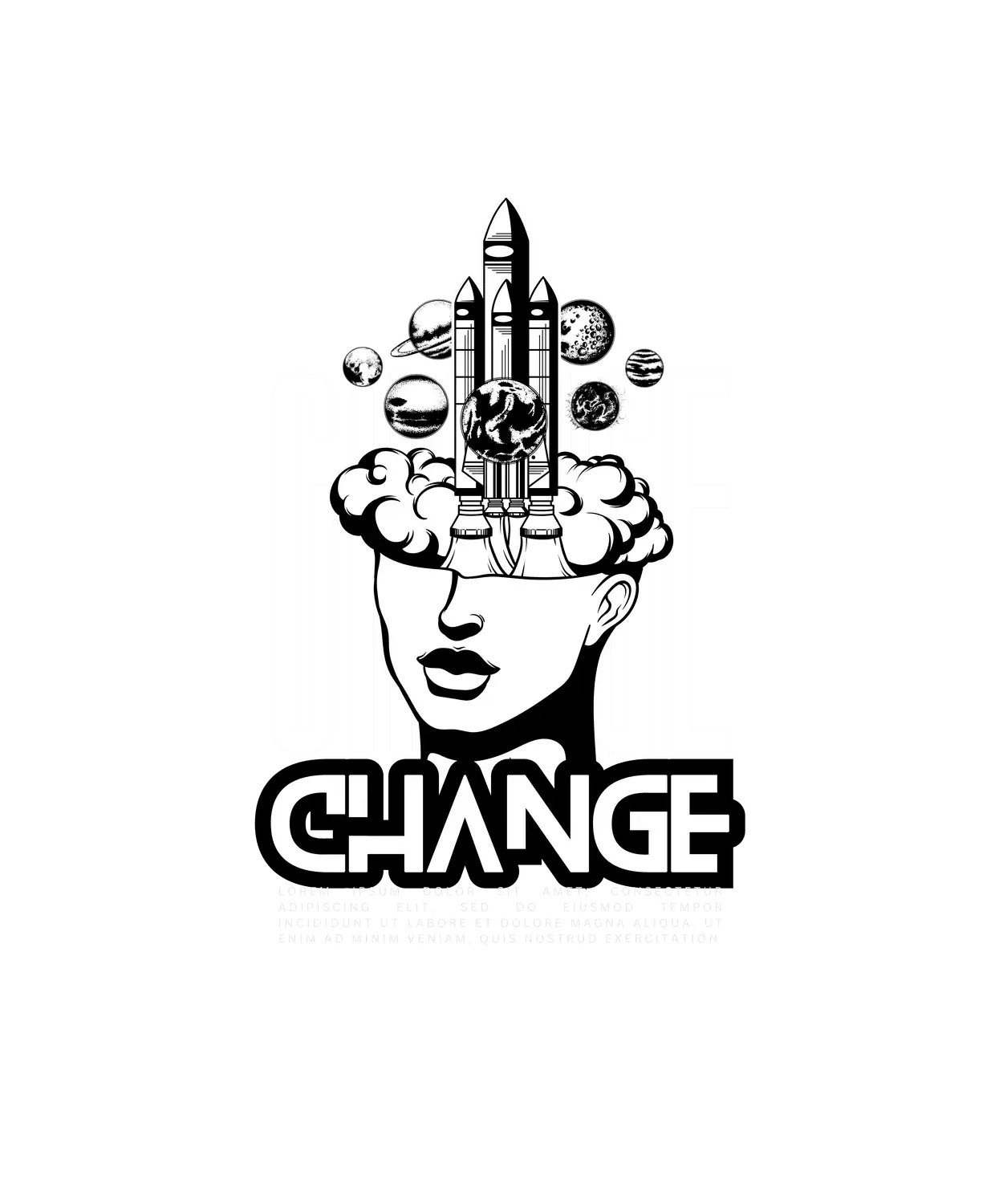 Mindful Change - DTF Ready to Press (original)