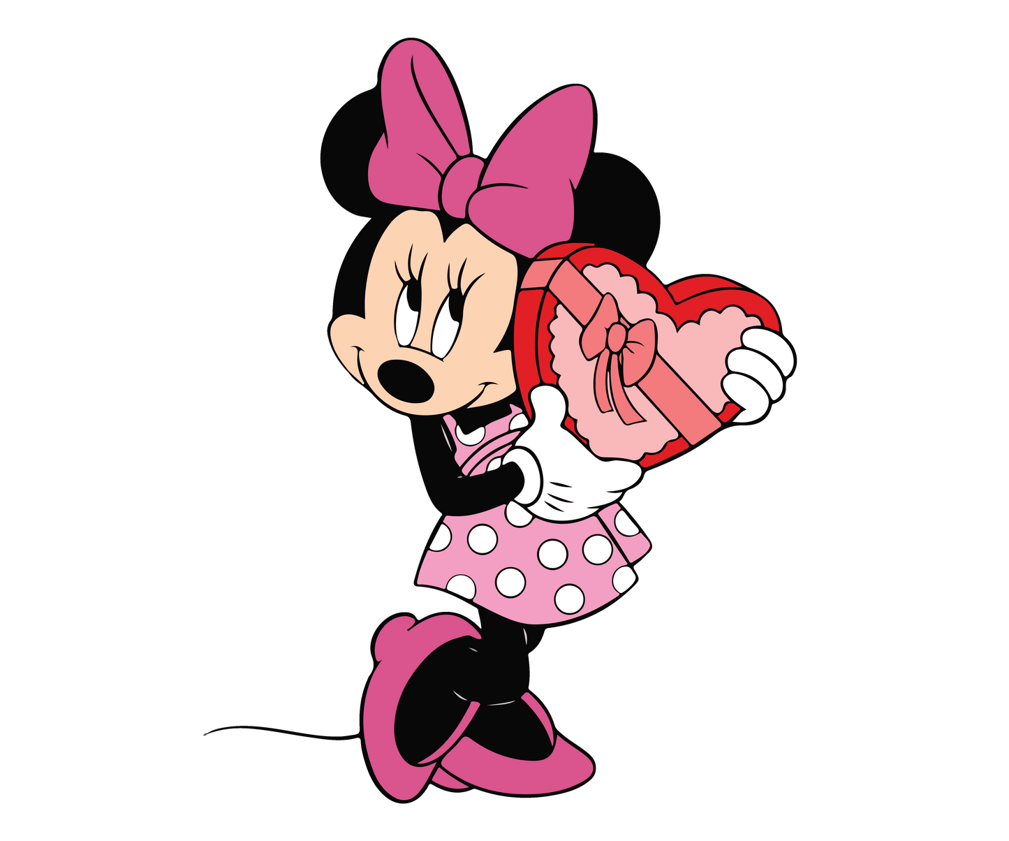 Minnie Mouse Valentine's Day Design - DTF Ready To Press - Heat Press Transfer