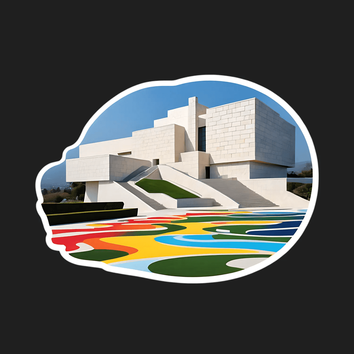 Modern Art Museum - UV Sticker - Heat Press Transfer