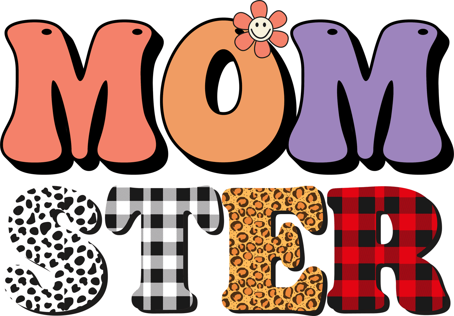 Mom Ster Design - DTF Ready To Press - Heat Press Transfer