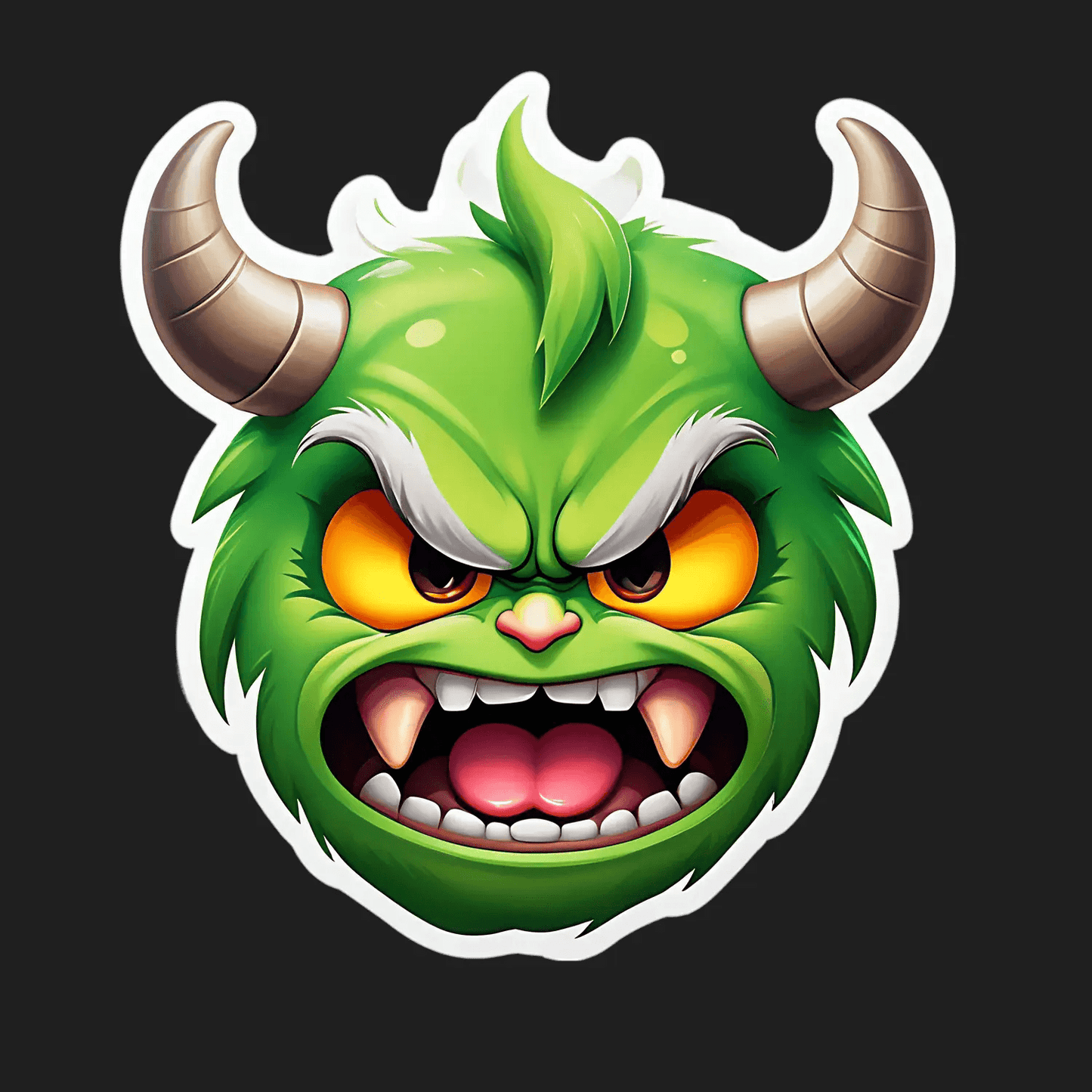 Monster Decal - Durable Sticker - Heat Press Transfer